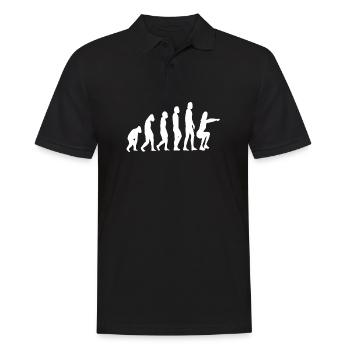 Fitness gymnastics gymnastics evolution aerobics - Men's Polo Shirt - black - Front - Kai (181cm)