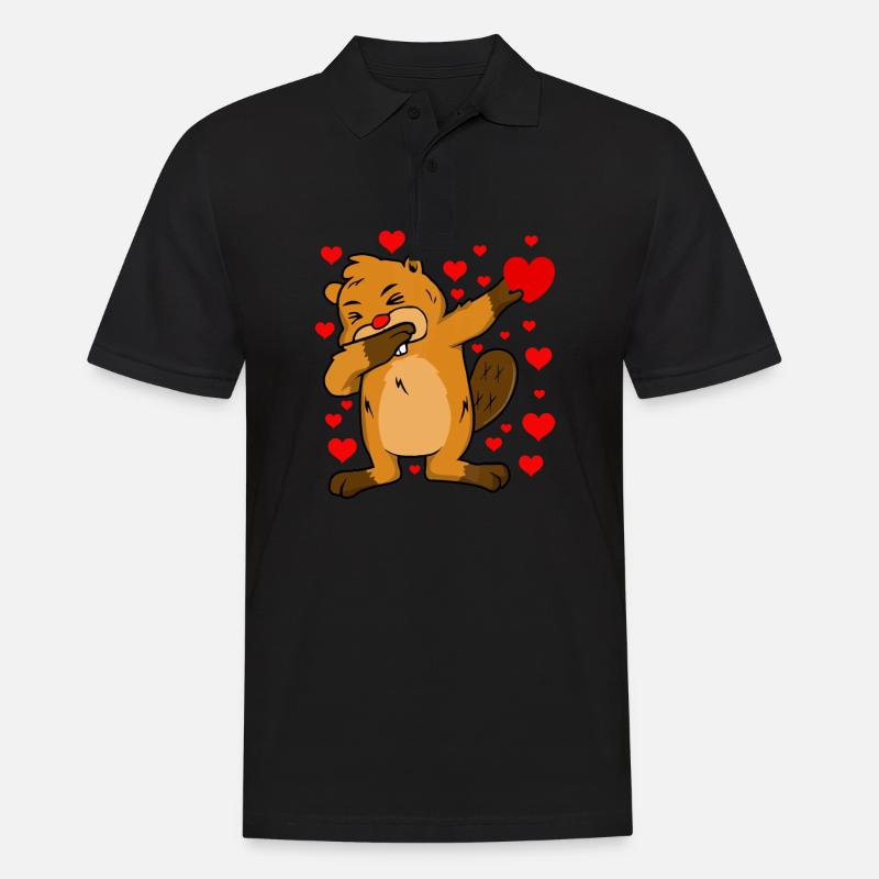 Valentines Day - Männer Poloshirt - Schwarz