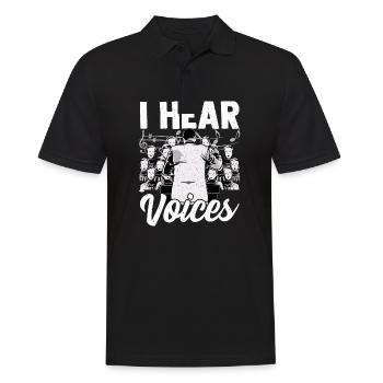 Choir I Hear Voices Choir Chef d'orchestre Chef d'orchestre - Polo Homme - noir - Devant - Kai (181cm)