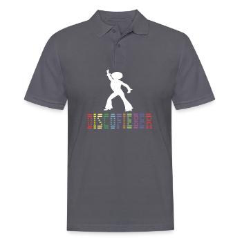 70s 70s disco Sibziger 70s fashion 70s fashion - Polo Homme - charbon - Devant - Nico (186cm)