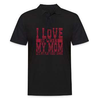 Gaming - Polo Homme - noir - Devant - Kai (181cm)