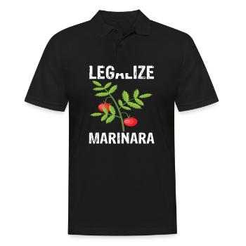 tomatoes - Men's Polo Shirt - black - Front - Kai (181cm)