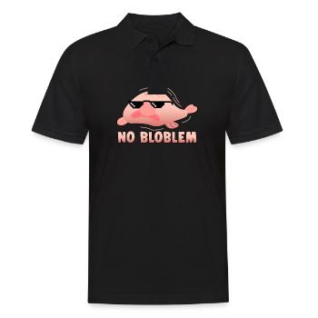 aucun cadeau de lunettes de soleil poisson bloblem blobfish fish - Polo Homme - noir - Devant - Kai (181cm)