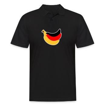 Bananenrepublik Deutschland - Männer Poloshirt - Schwarz - Vorne - Kai (181cm)