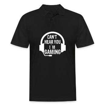 Gamer Geschenk - Männer Poloshirt - Schwarz - Vorne - Kai (181cm)