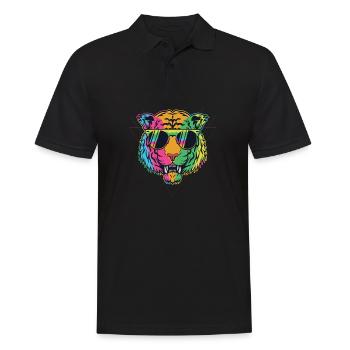 tigre - Polo Homme - noir - Devant - Kai (181cm)