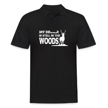 Hunter Hunter Hunt Hunt Hunt Hunt Hunt - Men's Polo Shirt - black - Front - Kai (181cm)