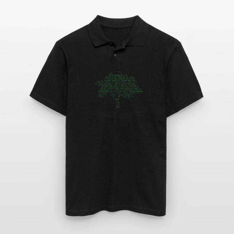Coding Computer Programmer Tree Männer Poloshirt