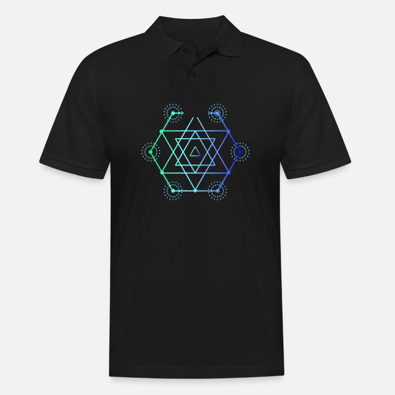 Geometry math math - Men's Polo Shirt - black