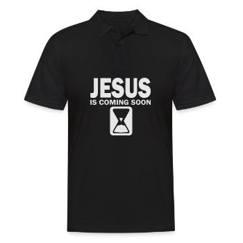 Jésus - Polo Homme - noir - Devant - Kai (181cm)
