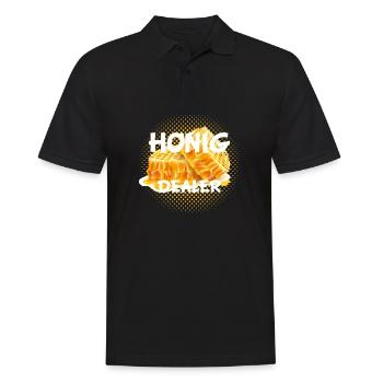 Imker Imkerin Biene Bienen Honig Bienenhonig - Männer Poloshirt - Schwarz - Vorne - Kai (181cm)