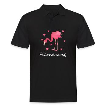 lustiger Spruch Sprüche Witziges Geschenk - Männer Poloshirt - Schwarz - Vorne - Kai (181cm)