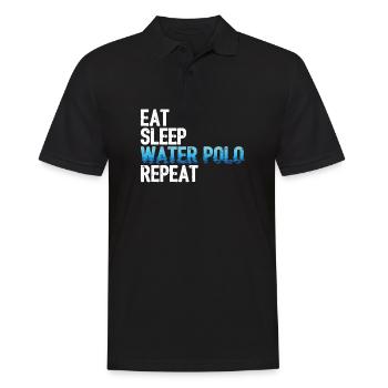Water polo water polo water polo player gift - Men's Polo Shirt - black - Front - Kai (181cm)