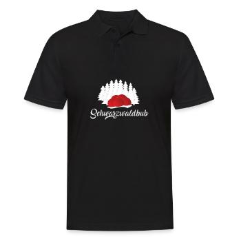 Schwarzwald bollenhut schwarzwaldbub geschenk - Männer Poloshirt - Schwarz - Vorne - Kai (181cm)