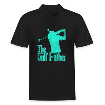 Golf golf father golf player - Men's Polo Shirt - black - Front - Kai (181cm)
