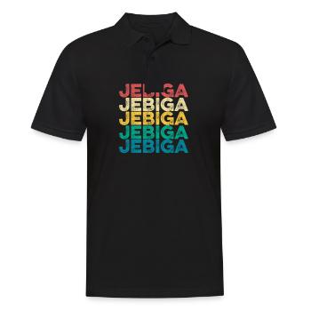 Jebiga rôti Yougoslavie disant Balkan Yugo - Polo Homme - noir - Devant - Kai (181cm)