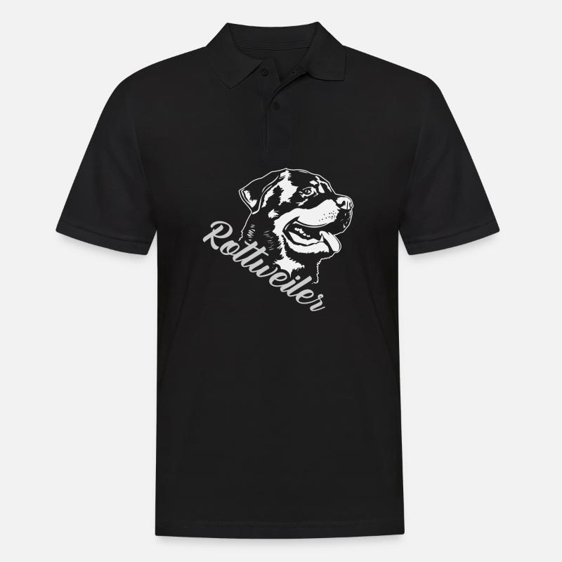 Rottweiler - Männer Poloshirt - Schwarz
