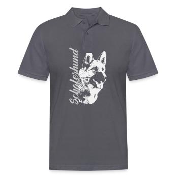 Shepherd dog - Men's Polo Shirt - charcoal grey - Front - Nico (186cm)