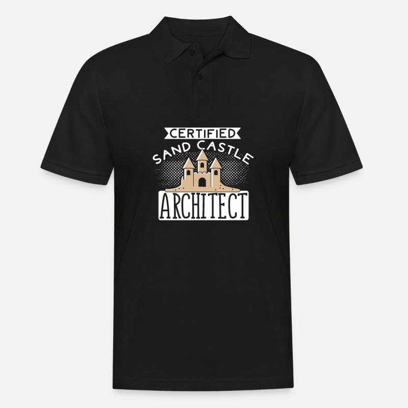 Architecte de bac à sable - Polo Homme - noir