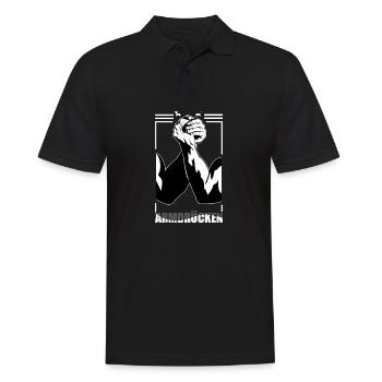 Bras de table - Bras de fer - Polo Homme - noir - Devant - Kai (181cm)