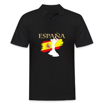 Espagne - Polo Homme - noir - Devant - Kai (181cm)