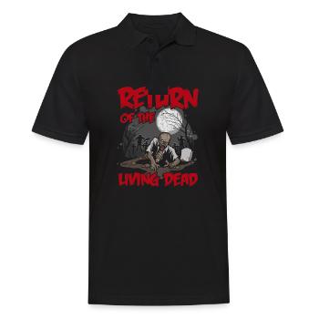 Les zombies reviennent des monstres d'Halloween - Polo Homme - noir - Devant - Kai (181cm)
