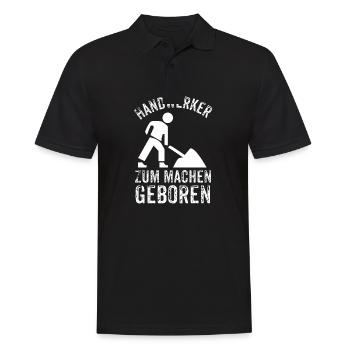 Handwerker Geschenke - Handwerker zum machen - Männer Poloshirt - Schwarz - Vorne - Kai (181cm)