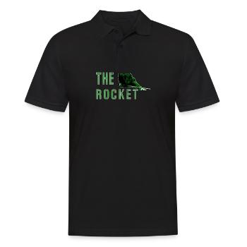 The Rocket - Men's Polo Shirt - black - Front - Kai (181cm)