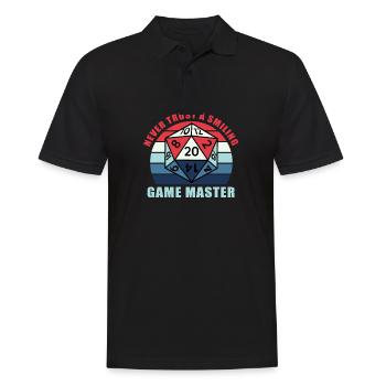 Game Master Fantasy Role-Playing Game Tshirt Game Master - Men's Polo Shirt - black - Front - Kai (181cm)