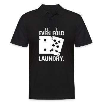 Kartenspiel kartenspiel Poker Poker - Männer Poloshirt - Schwarz - Vorne - Kai (181cm)