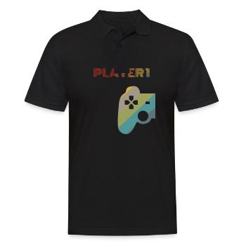 Nerd gamer ne pas niveler le jeu geek gamen femme homme - Polo Homme - noir - Devant - Kai (181cm)