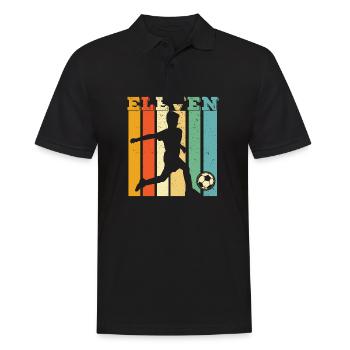 11e anniversaire Soccer Shirt - 11 ans de football Pl - Polo Homme - noir - Devant - Kai (181cm)
