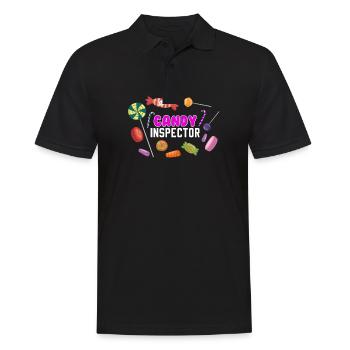Sweets - Men's Polo Shirt - black - Front - Kai (181cm)