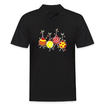 Pull de Noël laid allume Noël - Polo Homme - noir - Devant - Kai (181cm)