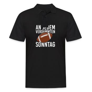 American Football Fan Australian Team Women Men - Männer Poloshirt - Schwarz - Vorne - Kai (181cm)