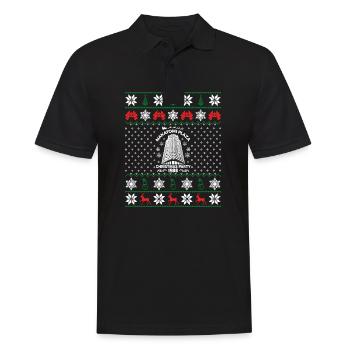 Nakatomi Plaza Christmas Party 1988 Ugly Christmas - Men's Polo Shirt - black - Front - Kai (181cm)