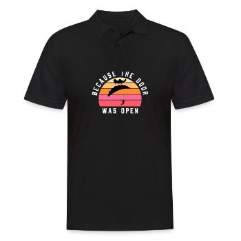 Parachutiste parachutiste parachutiste - Polo Homme - noir - Devant - Kai (181cm)