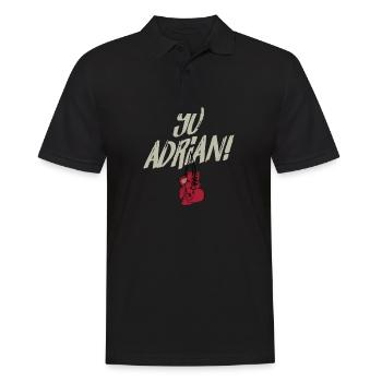 Yo Adrian Phillie Philadelphia Slang Meme - Men's Polo Shirt - black - Front - Kai (181cm)