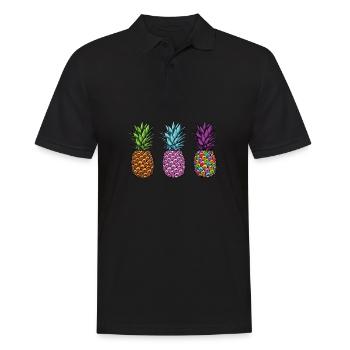 Ananas - Polo Homme - noir - Devant - Kai (181cm)