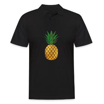 Pineapple - Men's Polo Shirt - black - Front - Kai (181cm)