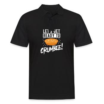lets get ready to crumble - Men's Polo Shirt - black - Front - Kai (181cm)