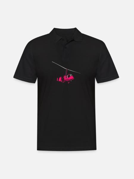 Gyrocopter 1649 - Men's Polo Shirt - black