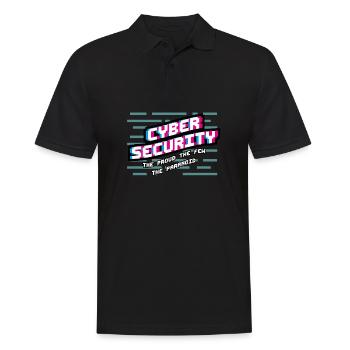 Gift for hacker programmer. Funny hacker - Men's Polo Shirt - black - Front - Kai (181cm)