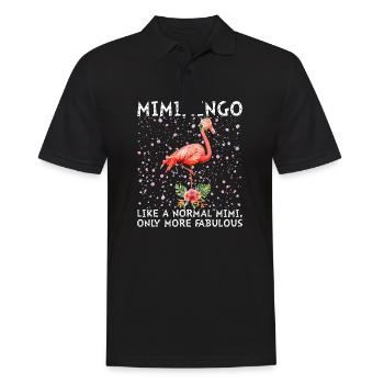Mimimingo Like A Normal Mimi More Fabulous - Men's Polo Shirt - black - Front - Kai (181cm)