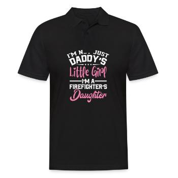 Fire brigade girl - Men's Polo Shirt - black - Front - Kai (181cm)
