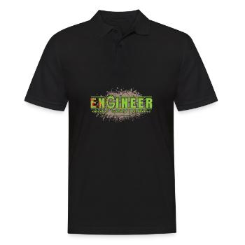Engineer - Engineer - Men's Polo Shirt - black - Front - Kai (181cm)