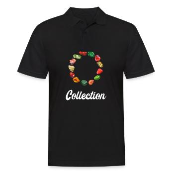 Mineralien Steine Geologie Sammler Mineral Geologe - Männer Poloshirt - Schwarz - Vorne - Kai (181cm)