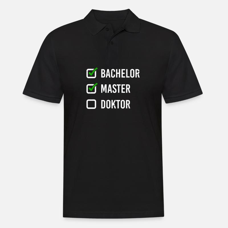 Nerd University Masters Apparel Gift Uni - Men's Polo Shirt - black