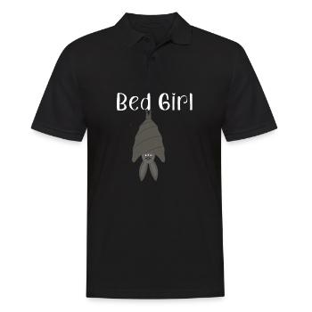 Bedgirl bat nightgown pajamas pajamas - Men's Polo Shirt - black - Front - Kai (181cm)