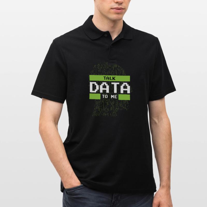 Talk Data To me Data Science and Datascientist Men's Polo Shirt